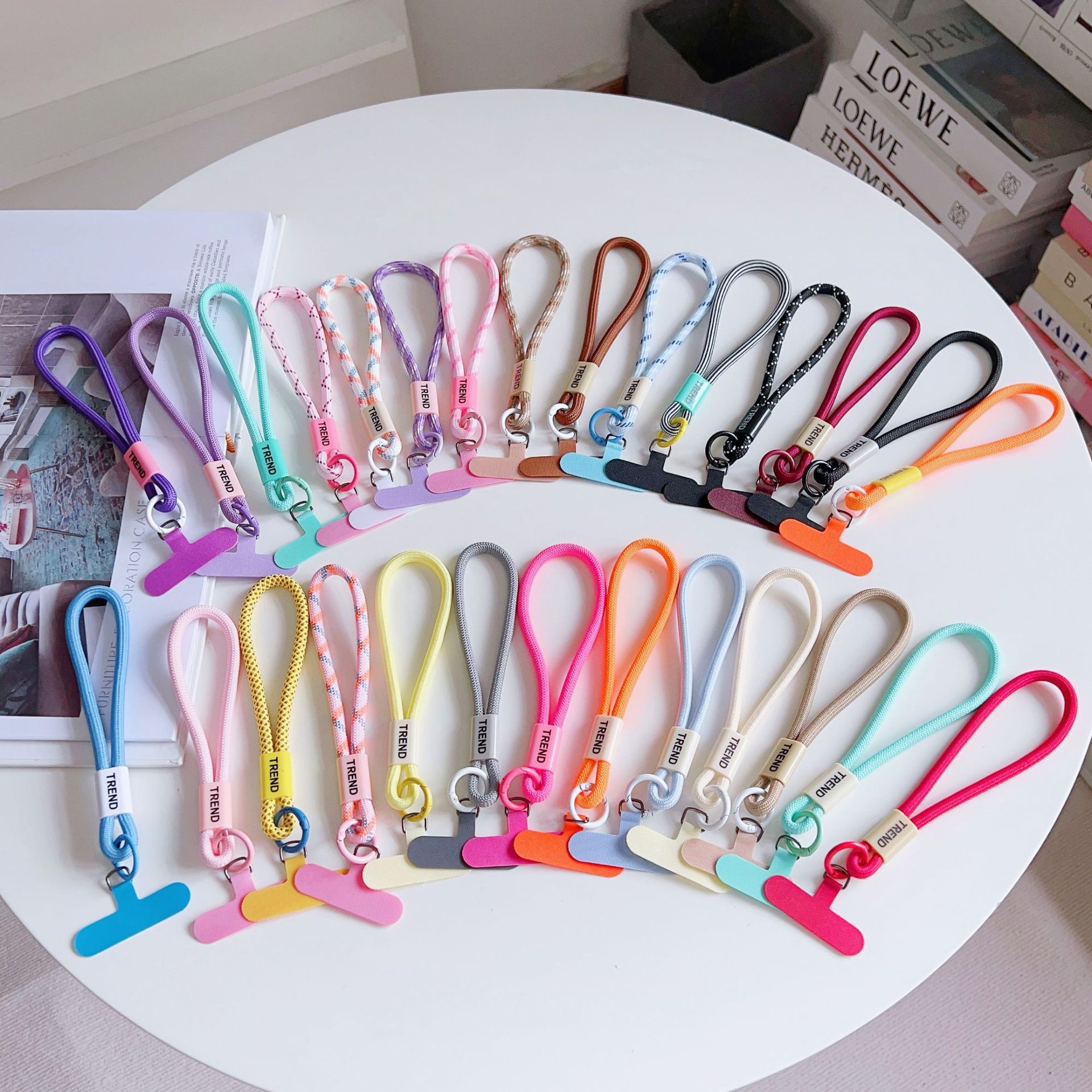 Phone Accessories Keychain - Verstelbare telefoon polsband ketting mode eenvoudige