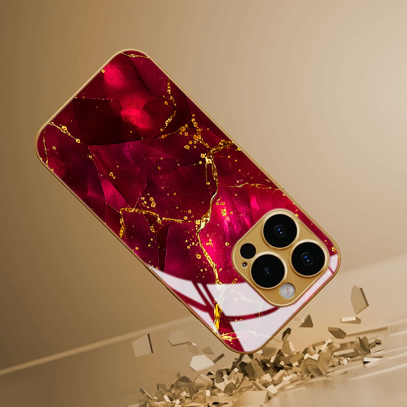 Karmozijnrode gehard glazen te - Phone Accessories Wholesale recensie en prijs