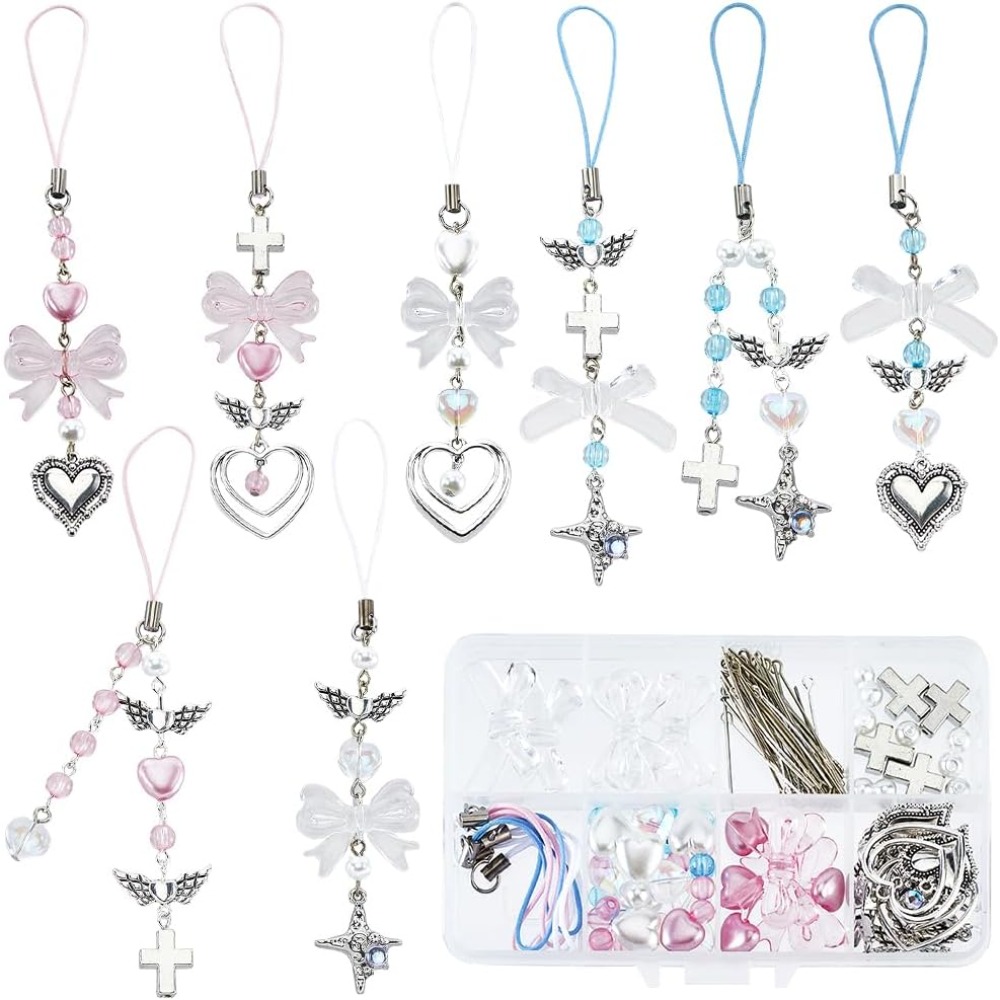 154 stuks DIY 8 sets telefoon  - Phone Accessories Beads recensie en prijs