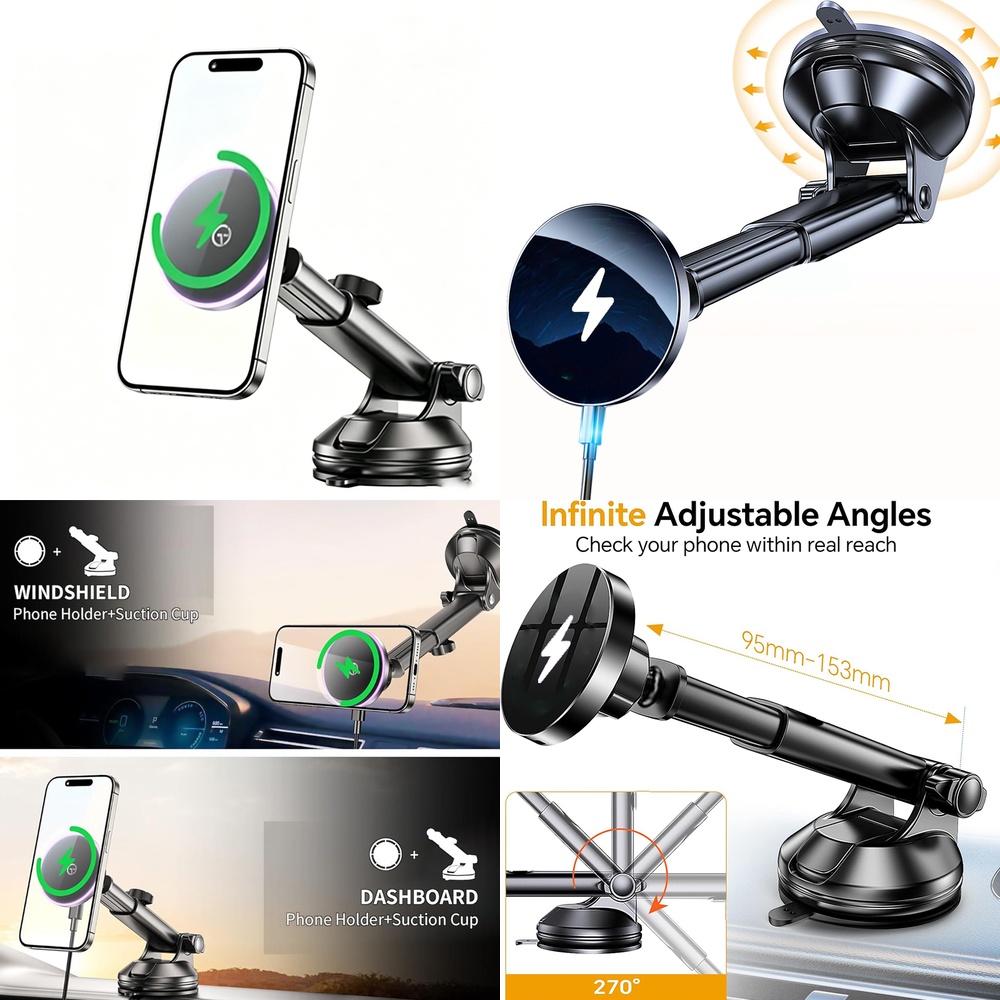 Magnetische draadloze autolade - Phone Accessories Trending Products recensie en prijs
