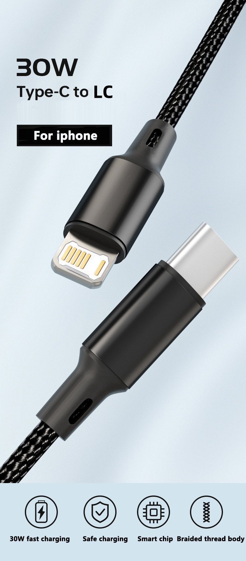 PD 30W USB-kabel voor iPhone 1 - Phone Accessories Online recensie en prijs
