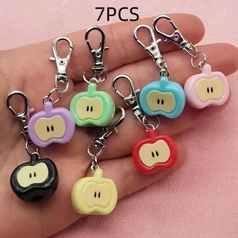 7 stuks hars-simulatie Apple s - Phone Accessories Keychain recensie en prijs