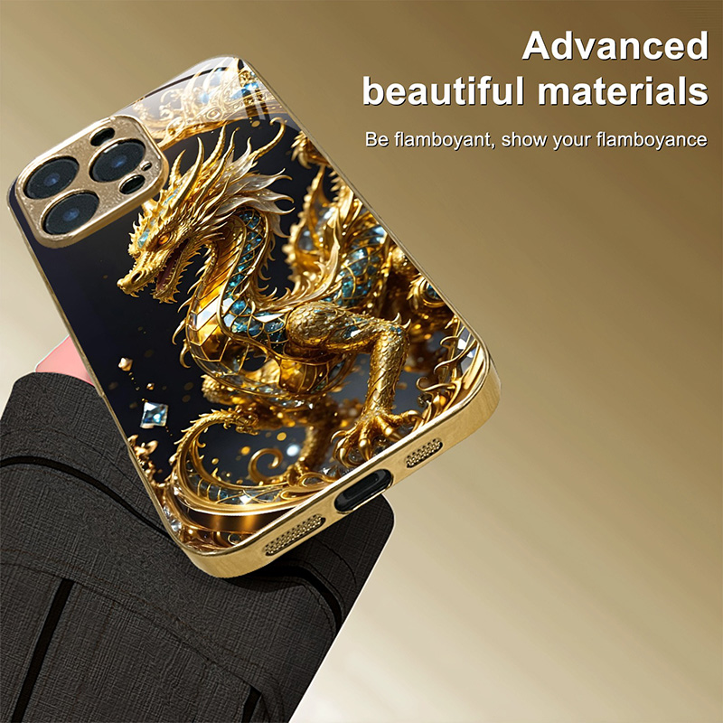 Cool Golden Dragon Patroon Gou - Phone Accessories Wholesale recensie en prijs