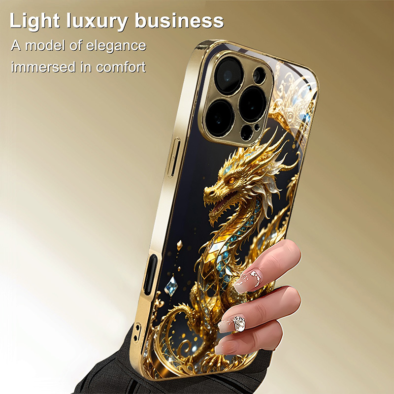 Cool Golden Dragon Patroon Gou - Phone Accessories Wholesale recensie en prijs