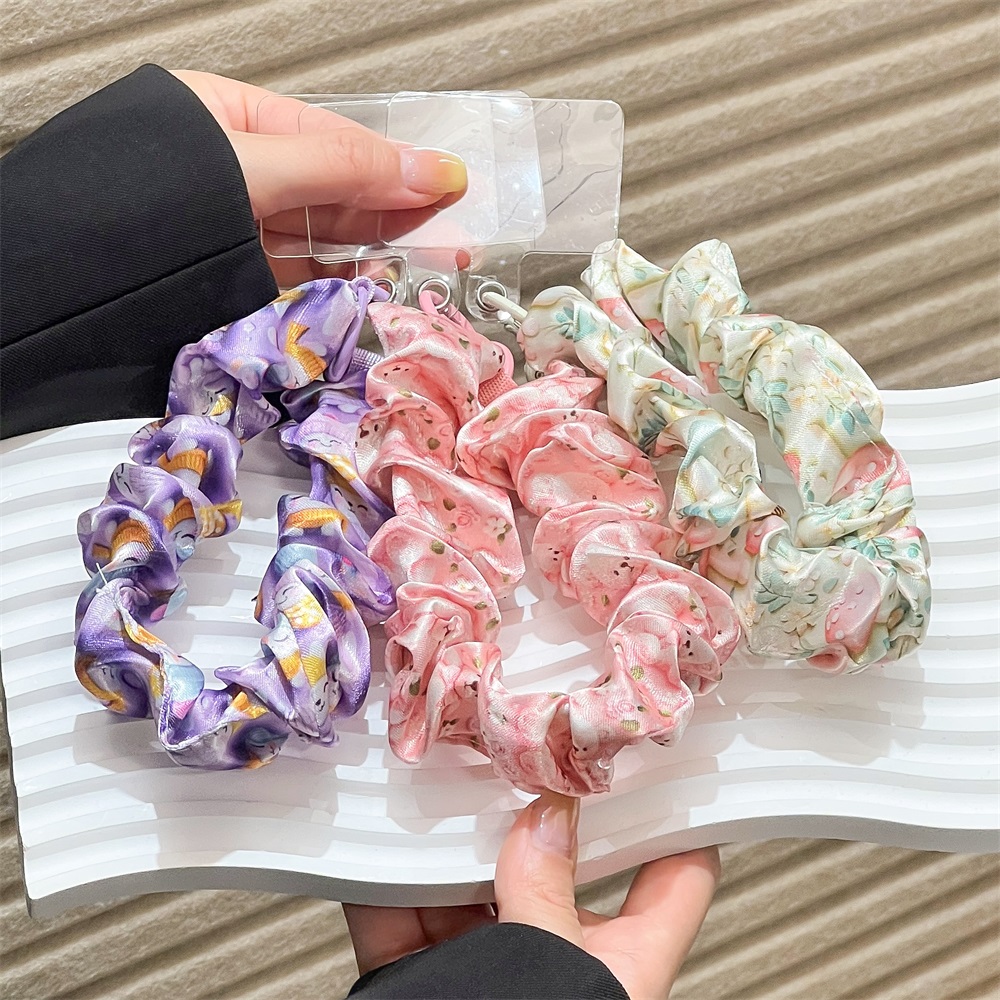 Vrouwen Zijde Satijn Scrunchie - Phone Accessories Keychain recensie en prijs