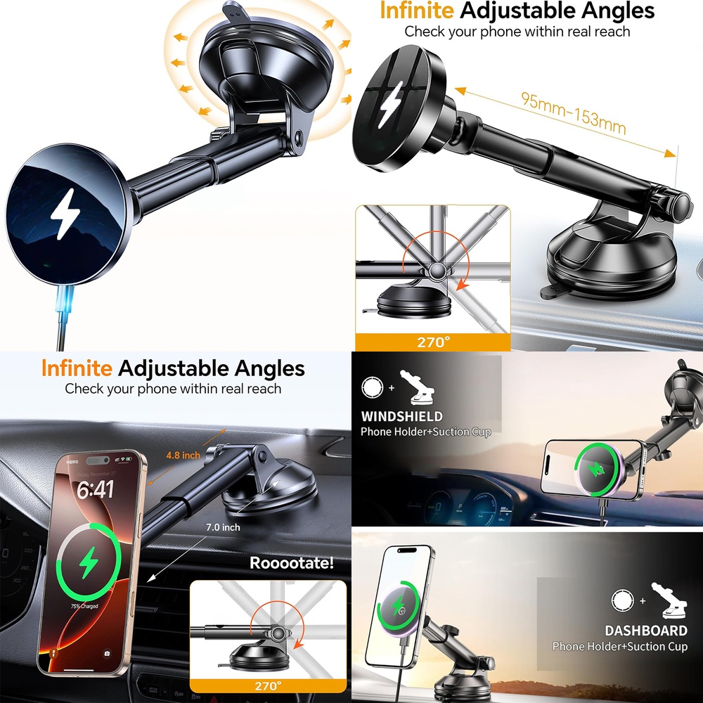 Magnetische draadloze autolade - Phone Accessories Trending Products recensie en prijs