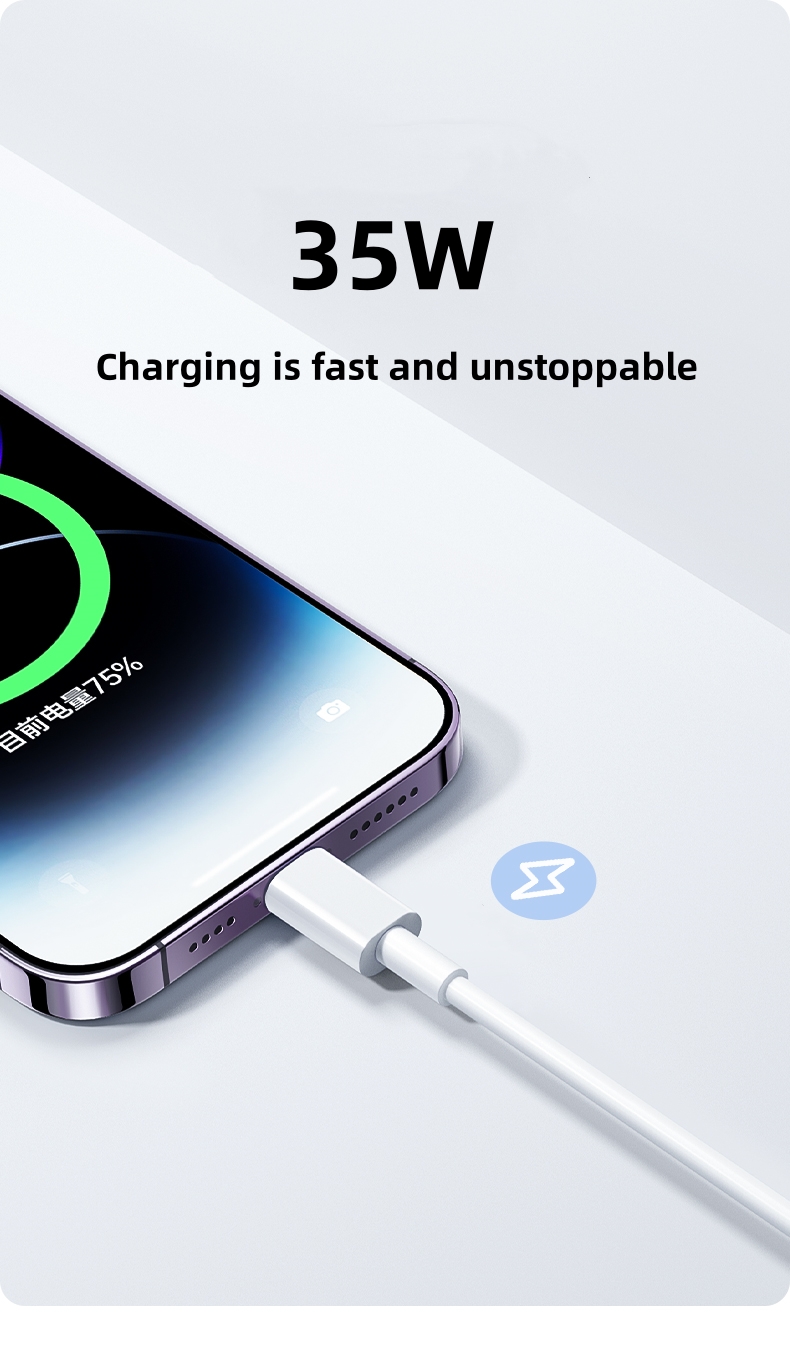 35W USB-kabel voor iPhone 14 1 - Phone Accessories Online recensie en prijs